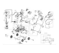 ASTA DI SPINTA XR50025272 ORIGINALE Worx