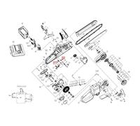 ASTA DI SPINTA XR50026403 ORIGINALE Worx