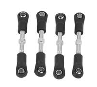 Asta di sterzo per auto RC 4pcs, basta di sterzo e auto telecomandate regolabile collegamento sterzo in alluminio service tiro a bordo per ZD 1:16 Model Car ((Due set di 45 ± 3 mm di lunghezza))