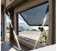 Asta di supporto per finestra camper due pezzi da 310 a 435 millimetri asta telescopica per finestra camper in lega di alluminio supporto finestra caravan per camper roulotte rimorchio e imbarcazione