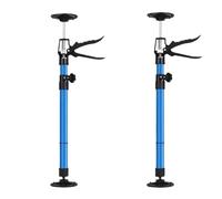 Asta di supporto telescopica da 2 pezzi, lunghezza regolabile, sistema terza mano, capacità 40 kg, asta antiscivolo for carico per Mobili(Blue)
