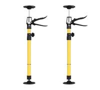 Asta di supporto telescopica da 2 pezzi, lunghezza regolabile, sistema terza mano, capacità 40 kg, asta antiscivolo for carico per Mobili(Yellow)