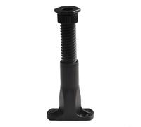 Asta di supporto telescopica regolabile, 13,5-22 cm, in plastica | plastica e acciaio, area 13,5-22 cm, base antiscivolo, per letti, armadi, resistente all'umidità (13,5-22 cm)