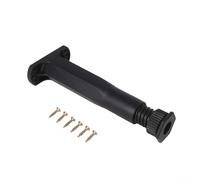 Asta di supporto telescopica regolabile, 13,5-22 cm, in plastica | plastica e acciaio, area 13,5-22 cm, base antiscivolo, per letti, armadi, resistente all'umidità (19,5-34,5 cm)
