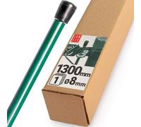 Asta di tensione a treccia 1300 x 8 mm PVC verde