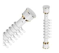 Asta di tensione regolabile per tende e docce 40-500 cm, senza fori, design telescopico, ideale per vestiti, ufficio, soggiorno, elegante, versatile e facile da installare (colore: )