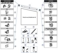 Asta di tensione thule rafter 2,75 metri per sun rain blocker g2 - numero di ricambio thule 1500602964