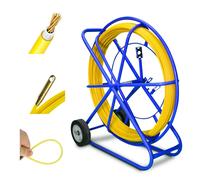 Asta di traino cavi Extralink 9mm 100m, fibra di vetro FRP, diametro 9mm, lunghezza 100m, gialla