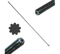 TANIASHOP Asta di Trasmissione Interna 9 Righe Ø8mm 153cm per decespugliatore a Scoppio Ricambio Asta di Trasmissione a 9 Denti per tagliaerba Tosaerba