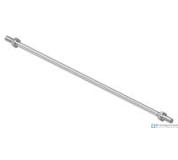 Asta di trazione in acciaio inox per sistema a baldacchino, lunghezza: 940 mm, V