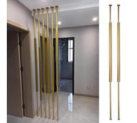 Asta divisoria per stanze, 2 pezzi, barre divisorie da pavimento a soffitto con tutti gli accessori, separatore fai da te per decorazioni per cubicoli di hotel (290 cm/2,9 m)