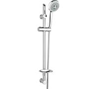 Asta Doccia 75 cm, Kit Asta Saliscendi Doccia Regolabile in Altezza, Colonna Doccia Senza Miscelatore, Staffa Supporto Regolabile, Tubo Flessibile Doccia 150 cm
