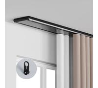 Asta doppia silenziosa ad alta resistenza per soffitto nascosta, design personalizzabile, ideale per soggiorno e bagno, funzionamento fluido, elementi essenziali per la casa moderna
