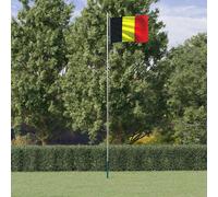 Asta e Bandiera Belgio 6,08 m Alluminio