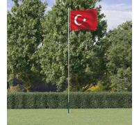 Asta e Bandiera Turchia 6,08 m Alluminio