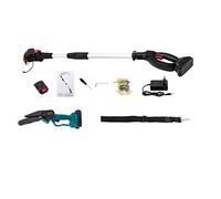 Asta elettrica per albero da 6 pollici, mini motosega a percussione telescopica, 220 V, attrezzi da giardino regolabile, per agricoltura, giardinaggio e altri campi