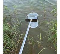 Asta Extra Lunga for Campionamento dell'Acqua, Asta Portatile per Il Campionamento delle Acque Reflue Asta in Acciaio Inossidabile E Mestolo in Plastica Contenitore(Plastic 1000Ml,1-2.5m)