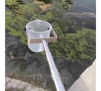 Asta Extra Lunga For Campionamento Dell'acqua, Campionatore D'acqua Con Tazza Estensibile E Beccuccio Graduato Campionatore Per Fanghi Da 500/1000 Ml Asta Telescopica(500ml,2-4.9ft/0.6-1.5m)