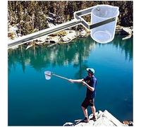 Asta extra lunga per campionamento dell'acqua, Campionatore D'acqua Estensibile Con Sistemad A Mestolo Campionatore A Pendolo Con Mestolo In Plastica Ultraleggero(1000ml,4-16.4ft/1.23-5m)