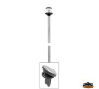 Asta fanale 360° a led Easy led estraibile 1 mt in piano con base Lunar