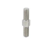 Asta filettata a doppia estremità M16 modei, testa esagonale in acciaio inossidabile 304, diametro 60-150 mm Adatta for macchinari, mobili 1 pz(M16x100mm)