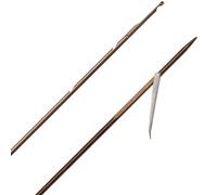 SALVIMAR tahitiana 174ph Aletta incassata, Asta per arbalete Unisex Adulto, Brunito, Ø 6.50mm-70 cm