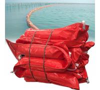 Asta galleggiante in PVC, barriera di contenimento riutilizzabile per il controllo delle fuoriuscite di petrolio in porti, fiumi e risposta alle emergenze