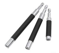 Asta guida di estensione per manicotto esagonale da 80 mm, 120 mm, 140 mm, per utensili con manico esagonale da 1/4 di pollice, supporto per punte centrali fisse, non retrattile, in lega di zinco (80