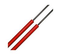 Asta idraulica 2 Pezzi Per Hummer Per H2 SUV 2003-2004 2006-2009 666mm Portellone Posteriore Boot Ascensore Supporta Molle A Gas Ammortizzatori(Red Carbon Fiber)