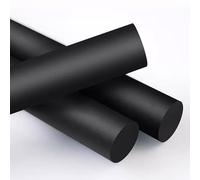 Asta in nylon, asta in plastica, asta in nylon PA6, asta tonda, asta solida e resistente, lunghezza 0,5 m, diametro 60-65 mm, 2 pezzi(60mm)