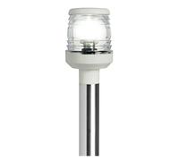 Asta inox abbattibile 60 cm fanale plastica bianca Segnalazione - 1 PZ Osculati