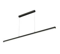 Asta LED, Luce a Sospensione, L 1200 MM, 18,6 W, Nero Opaco