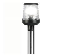 Asta luminosa 60 cm. retrattile luce bianca 360° plastica nera