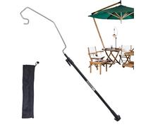 Asta Luminosa da Campeggio - Girevole, telescopica, Supporto Portatile, per Lanterne all'aperto - Supporto Luce da Campeggio Supporta Posizione Adattabile, Famiglia, Amici, Fotografia, attività