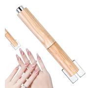 Asta magnetica per unghie - manico in legno forte magnete per occhi di gatto, asta magnetica per vernice all -inon, penna rotonda flessibile, rimovibile, strumento per la lucidatura delle unghie, 4,53