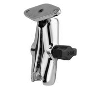 ASTA MEDIA di 9cm con ADATTATORE a ROMBO CROMATI Ram Mounts RAM-B-103-238CHU