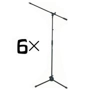 Proel RSM180 stand asta per microfono treppiede snodo a giraffa nylon x karaoke