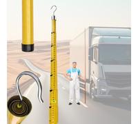 Asta misurazione Asta Misurazione Alta 6 8 10 12 15 18 M, Asta Misurazione Leggera Camion/asta Misurazione Del Livello A Lettura Diretta Con Borsa Il Trasporto(Yellow,15m/49.2ft)