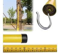 Asta misurazione Asta Misurazione 'altezza Degli Alberi, 6 8 10 12 15 18 M Asta Rilevamento Isolata, Misurazione 'altezza Regolabile Camion lavori Su Linee Elettriche(Yellow,19.7ft/6m)