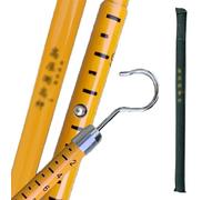 Asta misurazione Asta Misurazione 'altezza Resina Epossidica, Prolunga Asta Rilevamento Isolata Ad Alta Tensione, Attrezzatura Rilevamento Operai telecomunicazioni(Yellow,19.7ft/6m)