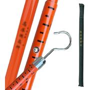 Asta misurazione Asta Misurazione 'altezza Resina Epossidica, Prolunga Asta Rilevamento Isolata Ad Alta Tensione, Attrezzatura Rilevamento Operai telecomunicazioni(Orange,32.8ft/10m)