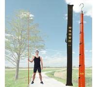 Asta misurazione Asta Misurazione Isolata Leggera Asta Estensibile, Asta Misurazione 'altezza Alta Tensione Lavori Su Linee Elettriche, Aste Rilevamento(Orange,8m/26.2ft)