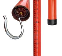 Asta misurazione Asta Misurazione Telescopica Isolata, Asta Misurazione 'altezza Carico Leggera Torri Telecomunicazioni/alberi, Rilevamento 'elevazione Diretta(Orange,10m/32.8ft)