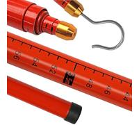 Asta misurazione Asta Misurazione Telescopica Isolata Regolabile, Asta Misurazione 'altezza Carico Gialla, Ispezioni Linee Elettriche Su Torri Telecomunicazioni(Orange,19.7ft/6m)