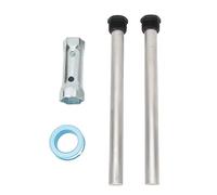 Asta per anodo di magnesio, squisita fattura artigianale, asta per scaldabagno, lunghezza 235 mm, filettatura NPT 3/4", 2 pezzi per camper