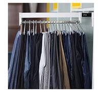 Asta per appendiabiti per estrazione regolabile 3080 cm Ricetta in lega in lega di alluminio per portabiglio retrattile per il guardaroba per pantaloni e indumenti per la spazi per spazi per la spazi