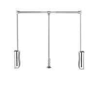 Asta per armadio regolabile a 90° per appendere i vestiti nizer Sistema di archiviazione salvaspazio per una nizzazione efficiente del guardaroba massimizza lo spazio nell'armadio