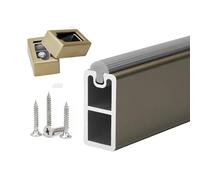 Asta per armadio resistente da parete, lunghezza regolabile, barra staccabile per una facile installazione e dimensioni personalizzabili, ideale per nizing vestiti