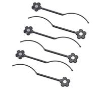 Asta per Ciglia, Strumento Applicatore per Ciglia 6 Pezzi, Asta per Ciglia Finte con Magnetico per Ciglia Innestate (BLACK)