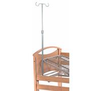 Asta per Flebo da Letto per Letti da Degenza in Legno